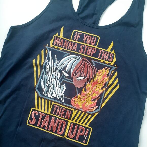 My Hero Academia Todoroki Racerback Tank - Picture 1 of 6